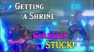 Getting a Shrine Guardian STUCK! Parry Game in Zelda Breath of the Wild
