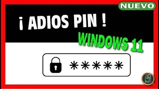 ✅ Cómo QUITAR la CONTRASEÑA y el PIN de INICIO de sesión de Windows 11🔴 Elimina el PIN FÁCILMENTE