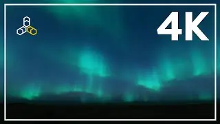 NORTHERN LIGHTS | AURORA BOREALIS FOR RELAXING - 4K WITH MUSIC - 1 HOUR LONG