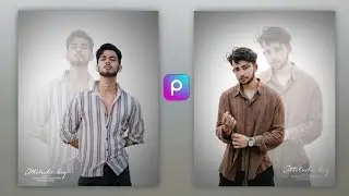 Dual photo editing🔥| New PicsArt Dual Photo editing | Poster design photo editing - Vipul Unfiltered