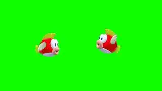 Green screen Fish overlay effects copyright Free