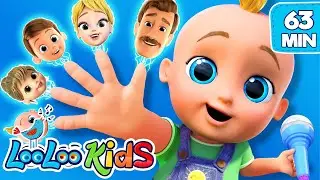 The Finger Family - S4EP72 Dance Along Super Mix - LooLoo Kids Songs for Kids