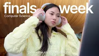 FINALS STUDY VLOG 🎧 50+ hours of lectures,  computer science @ UBC