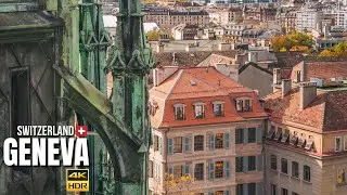 Geneva, Switzerland🇨🇭City Walking Tour 【4K HDR】| November 2023