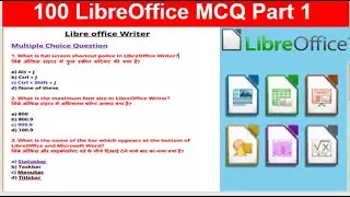 Top 100 LibreOffice Calc MCQ with answers | libreoffice mcq questions 