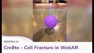 Cre8te - Cell Fracture Animation in WebAR