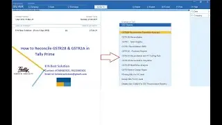 Tally Prime | Tally.ERP9 GSTR2B Reconcile Tool (Hindi)