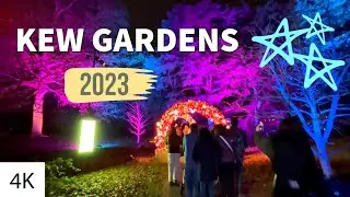 Kew Gardens Christmas Lights 2023 / Top Christmas Place in London
