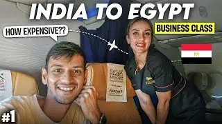 India to Egypt in BUSINESS CLASS ✈️ | Egypt Visa for Indians | Egypt Tour Guide