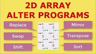 2D array in Java - Alter Programs