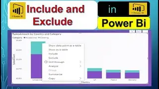 How to Include and Exclude in Power BI