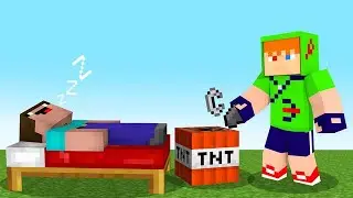 ELE QUEBROU MINHA CAMA MAS CONSEGUI MINHA VINGANÇA NO MINECRAFT!! (BEDWARS)