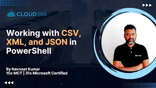 Working with CSV, XML, and JSON in PowerShell
