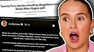 Molly Mae EXPOSES Tommy Fury in break up statement...