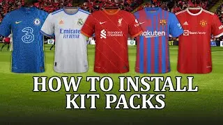 Football Manager 2024 - How to install match kits and get real team shirts in FM24