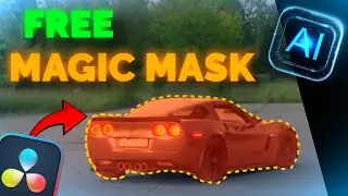 FREE Magic Mask AI | Davinci Resolve 19 Tutorial