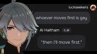 Doing the "english or spanish" Trend to Some Male Genshin Characters AI | Genshin Impact CharacterAI