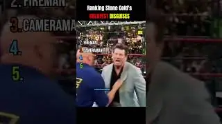 Ranking Stone Cold's GREATEST Disguises #wwe #aew #shorts #viralvideo
