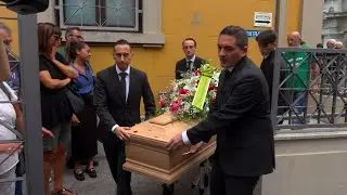 Funerali Alessandra Matteuzzi, l'ultimo saluto a Bologna