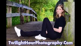 Twilight Hour Photography - Abby 2022 Fall Senior Photos