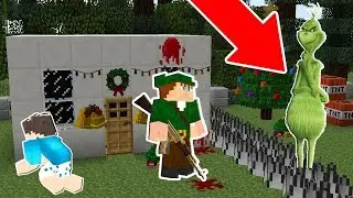 ENGANAMOS O GRINCH COM A MELHOR ARMADILHA DO MINECRAFT!!