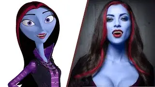 ¡Vampirina en la vida real! Personajes principales chica vampiro (gregoria)