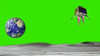 Chandrayaan 3 Green Screen Video Soft Landing On Moon 4K Animation (MTIZ Effects)