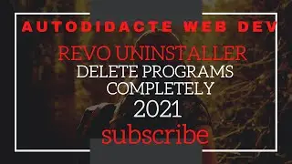 REVO UNINSTALLER HOW TO REMOVE TOTALLY  A PROGRAMM FOM YOUR PC 2021