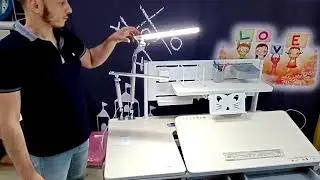 Обзор светильник настольный Led лампа mealux dl-700 и dl-600 настройка яркости table lamp diy