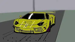 LAMBORGHINI at high SPEED