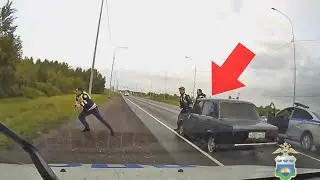 Инспекторы ДПС стреляли по колёсам по время погони за ВАЗ-2107