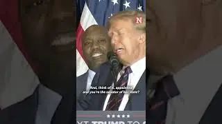Tim Scott Awkwardly Interrupts Trump's Speech: 'I Just Love You'