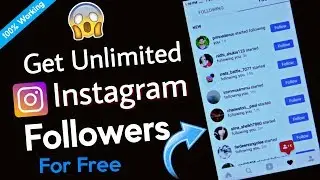 How to Get Unlimited Instagram Followers for free | Hindi | 100% Working method