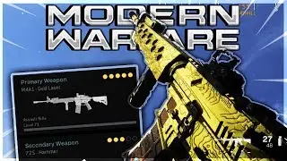 THE ZERO RECOIL M4A1 CLASS SETUP! MY FIRST GOLD GUN! - Call Of Duty Modern Warfare