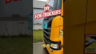 No Front Mirror? Try This Trucking Lifehack! 🚛🔧 
