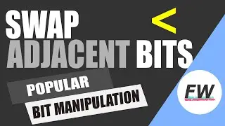 How to Swap adjacent bits in a number  - Bit Manipulation Firmware Interview