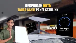 Starlink H4CK Pindah Kota Tanpa Ganti Paket + Speed Kencang