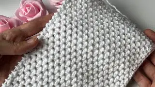 🔥 100% The easiest dense embossed knitting pattern!