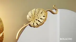 79078 Зеркало настенное Monstera Deliciosa