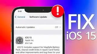 How to FIX iOS 15 OTA Stuck On Preparing Update Issue (EASY FIX)