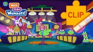 Family Food Game Show | Work It Out Wombats! on PBS KIDS