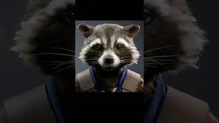 Rocket Raccoon Sculpture Timelapse - Guardians of the Galaxy (Short Version) 