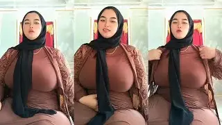 Bunda jilbab cantik big bass comel duduk santai