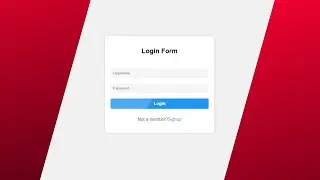 Animated Login Form Tutorial with HTML and CSS 