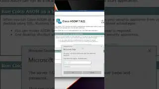 Install ASDM(Cisco ASA) on Windows PC  