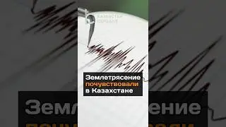 Землетрясение почувствовали в Казахстане