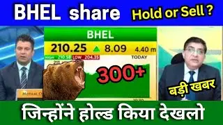 BHEL share latest news today, BHEL share news today, Target Tomorrow, buy or not ? analysis
