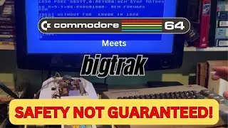 Commodore 64 meets the Bigtrak... it does not go well