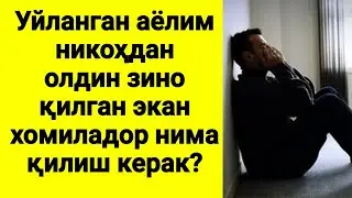 Уйланган аёл хомиладор бўлса, куёв нима қилсин? (Абдуллоҳ Зуфар Ҳафизаҳуллоҳ)
