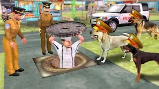 Chor Vs Kutta Police Officer Hindi Kahaniya Hindi Stories Hindi Moral Stories Hindi Bedtime Stories